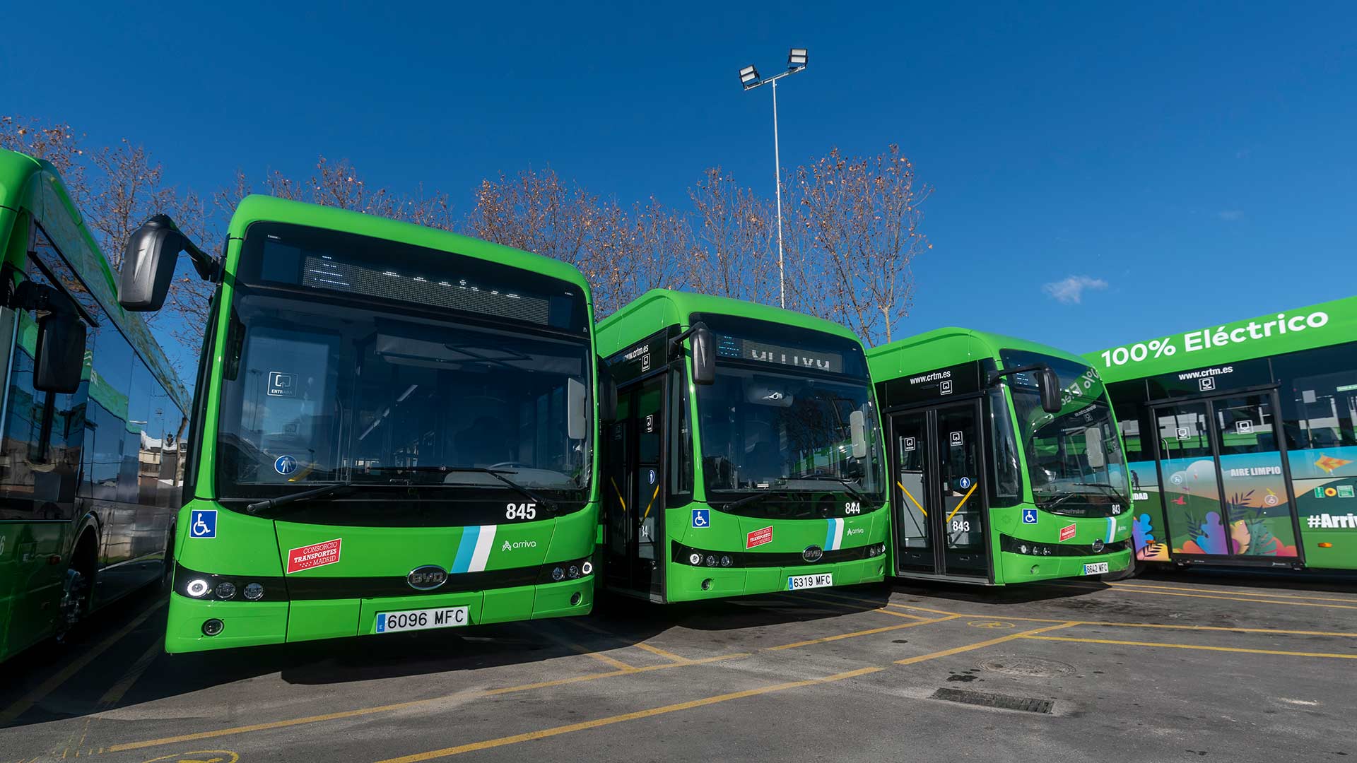 Arriva reduce 65 mil kg de CO2 en su primer mes de autobuses 100% eléctricos