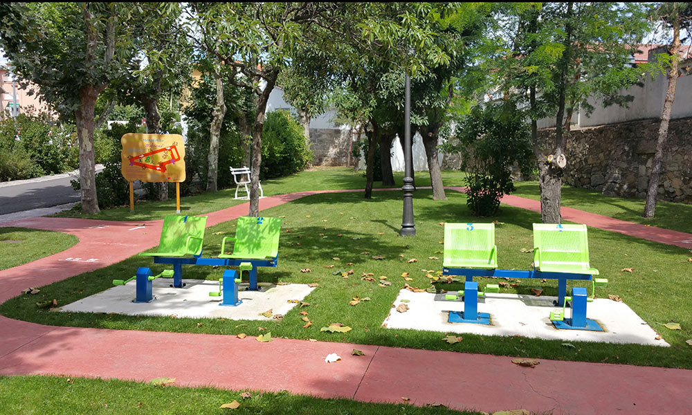 El jardín terapéutico del hospital Guadarrama.