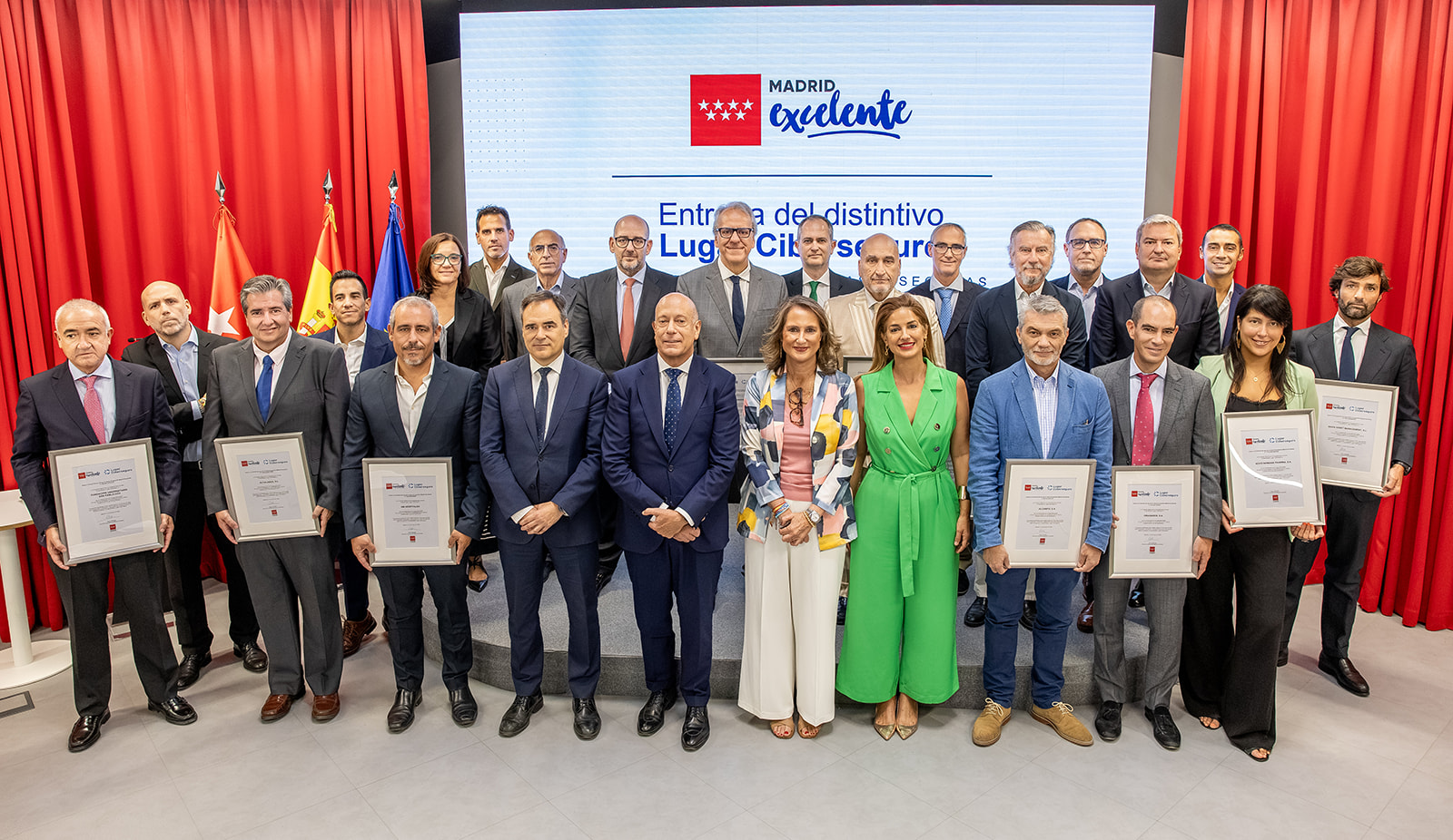La Comunidad de Madrid realiza la mayor entrega del distintivo Madrid Excelente – Lugar Ciberseguro con 19 nuevas organizaciones