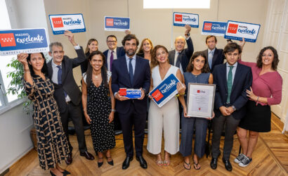 La Comunidad de Madrid entrega el sello Madrid Excelente a Savia Asset Management, empresa especializada en gestión y recuperación de activos financieros